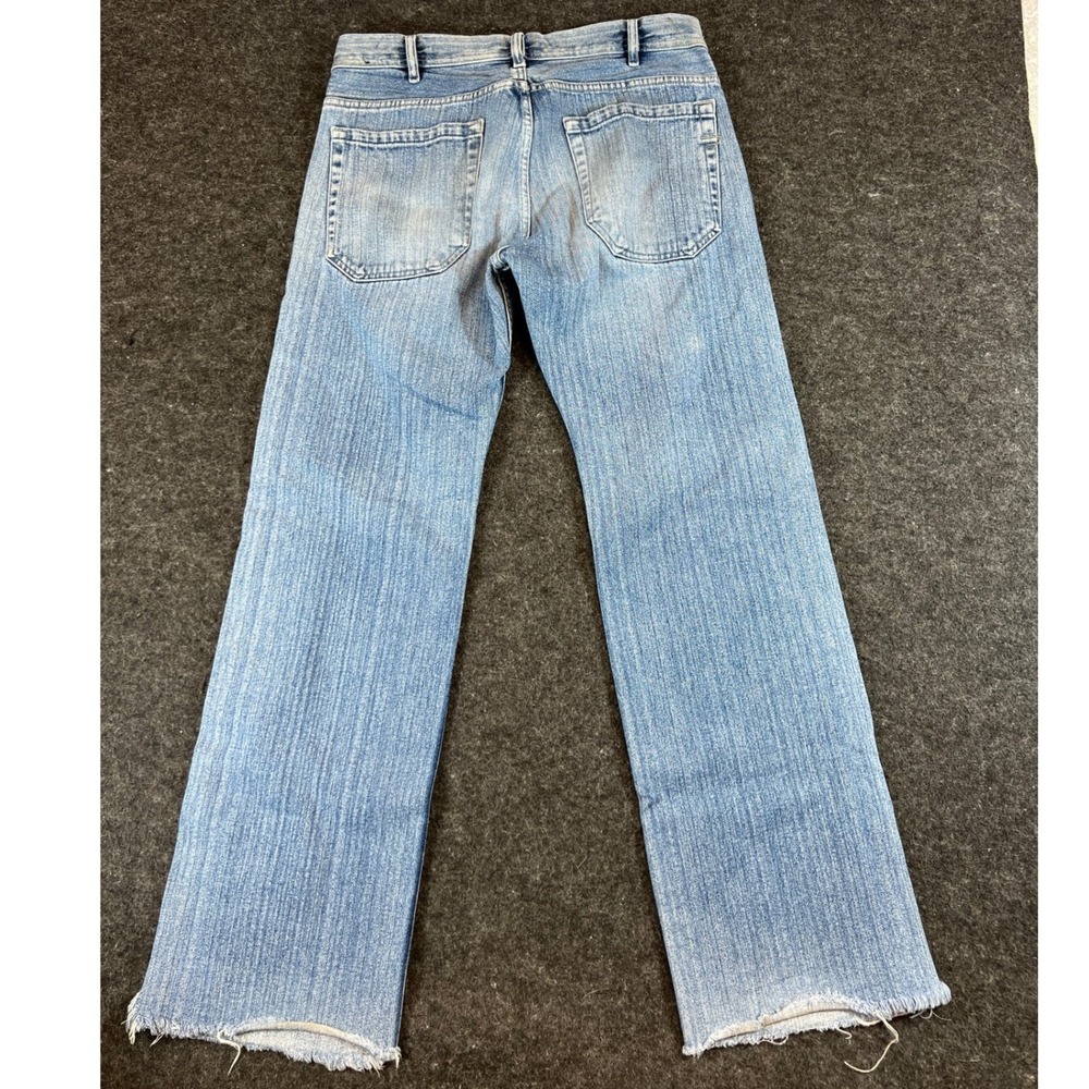 VINTAGE Diesel Industry Digby Jeans Mens Size 31 Blue Denim Frayed Straight Work